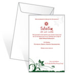 Invitation Card Silk Printing 