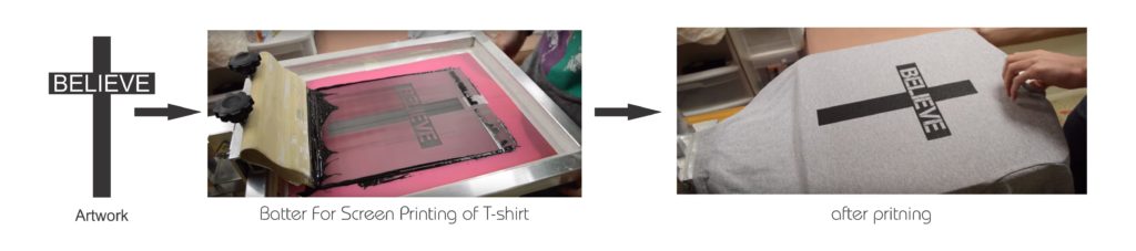 Screen Printing T-shirt