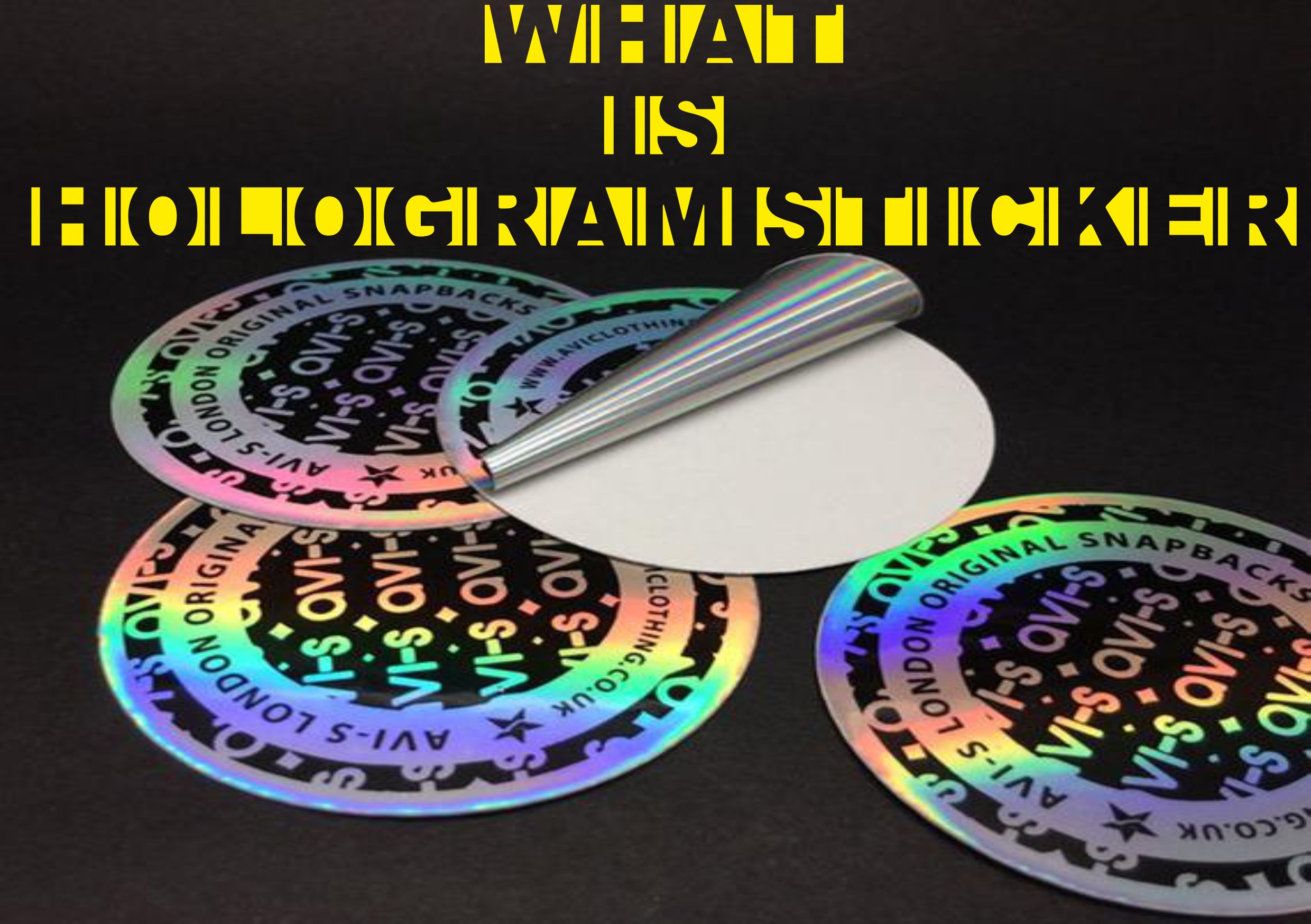 Sticker Impression 3D - Multicolore