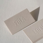 Embossed Business card