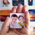 acrylic photo fridge magnets