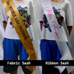 Ribbon Vs Fabric Sash